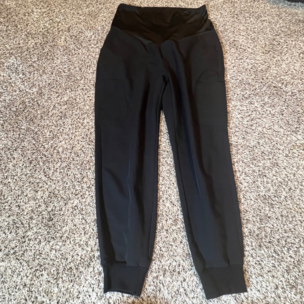 Maternity Black Jogger Mandala scrub jogger